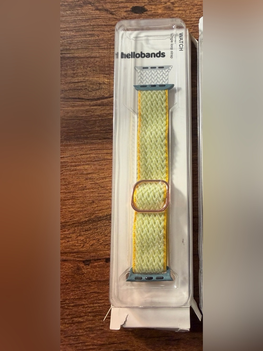 Three Hellobands- Yellow, black & Brown Woven Apple Watch Band. Adjustable